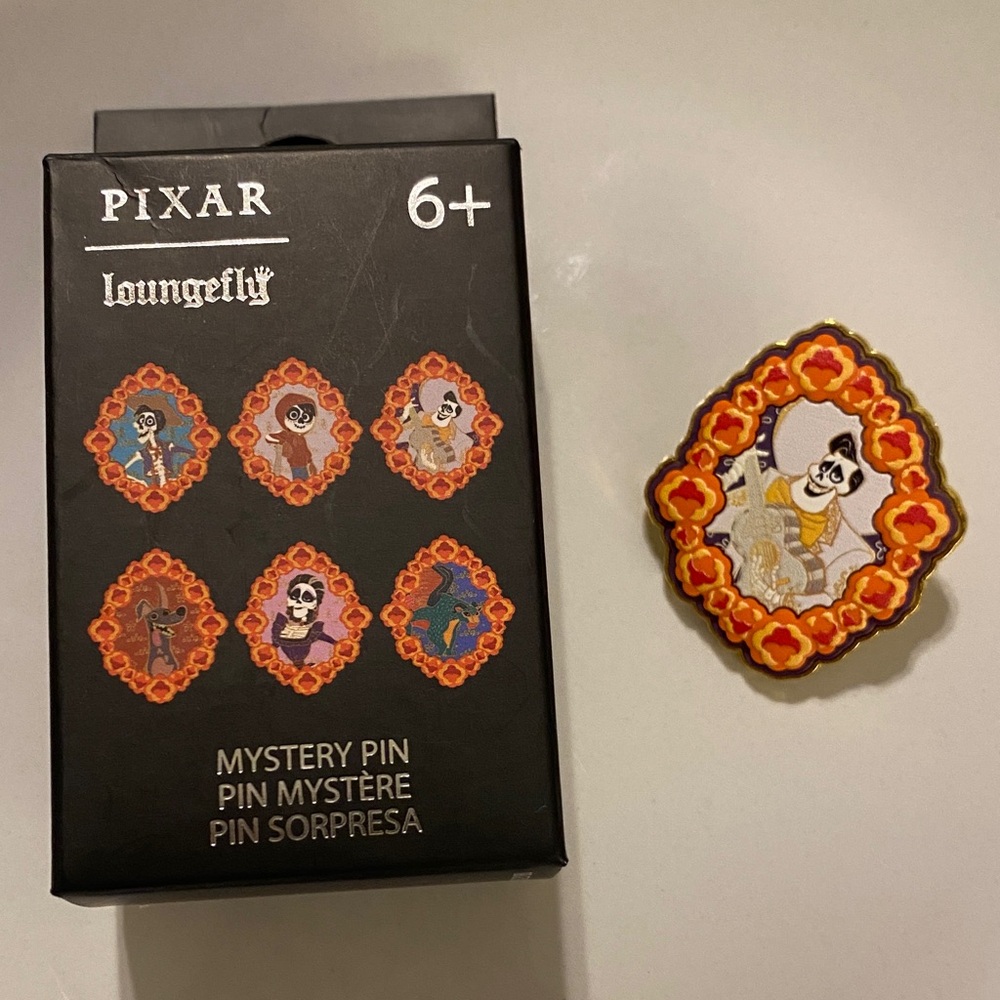 Loungefly Pixar Mystery Pin Ernesto DeLaCruz from “Coco”
